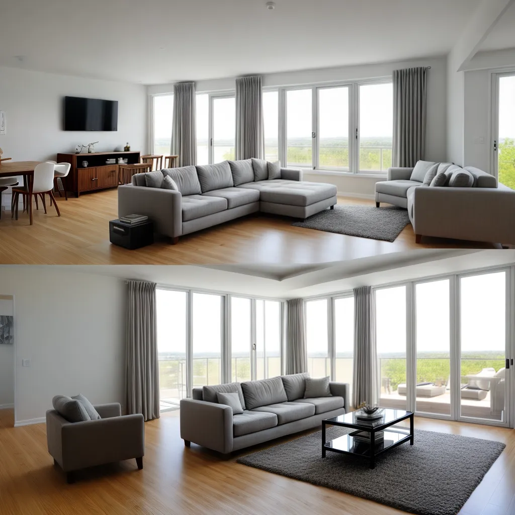 sala renovada piso fulget sofisticada