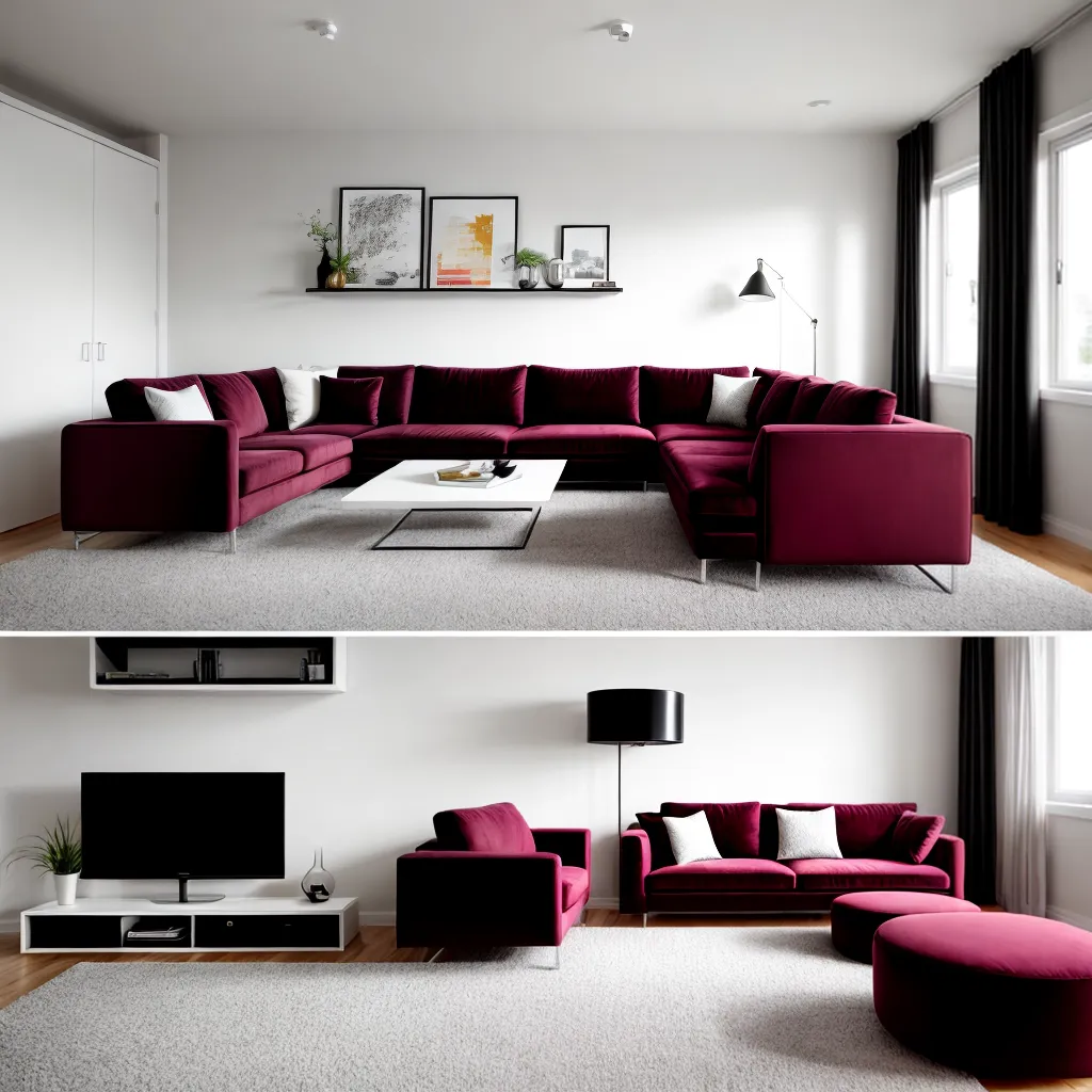 sala renovada piso fulget moderna