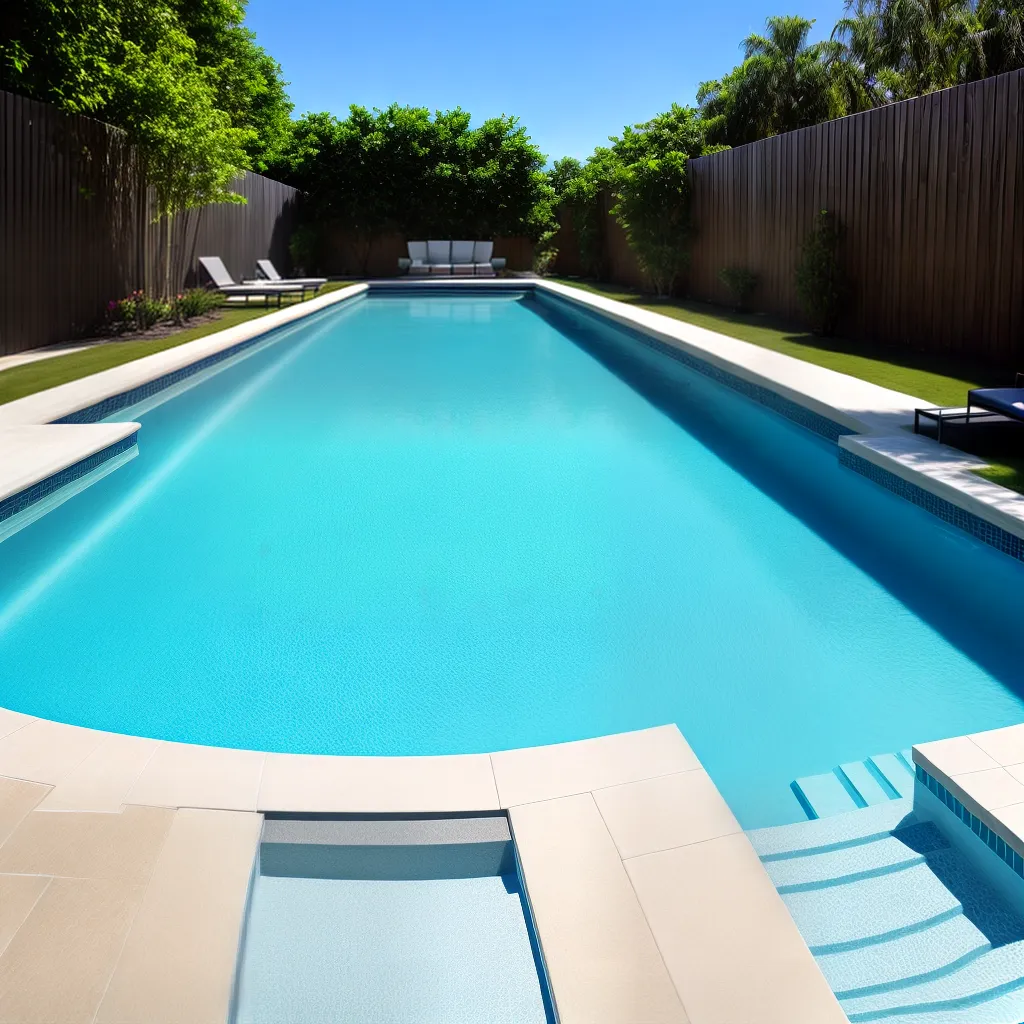 piscina luxuosa piso fulget brilhante
