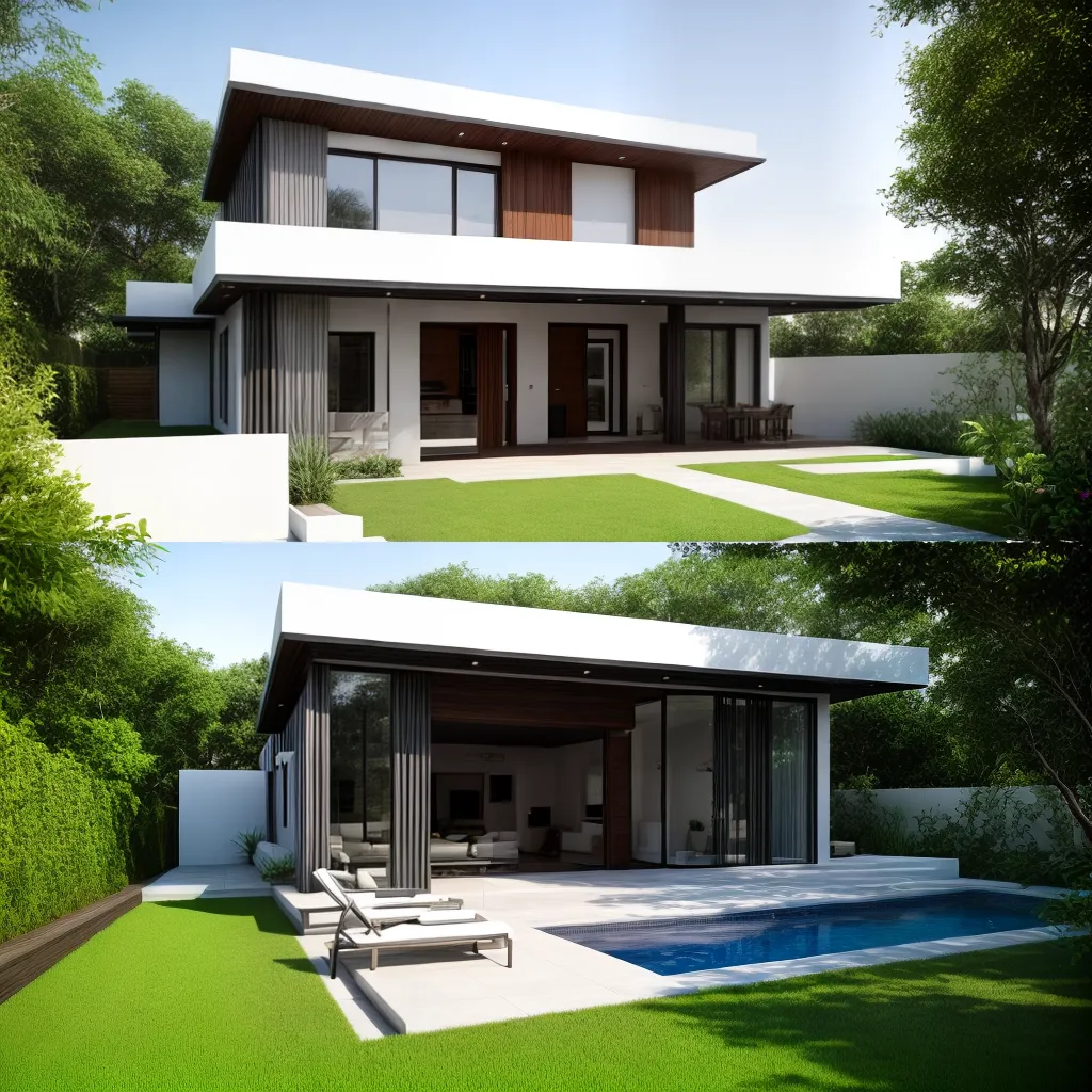 casa platibandas teto moderno