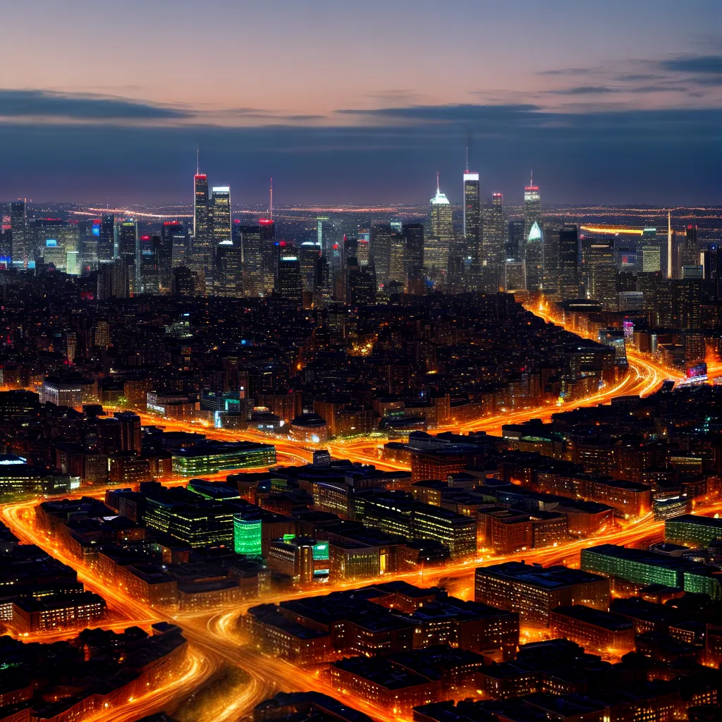 cidade noturna iluminada arquitetura cidade noturna iluminada arquitetura