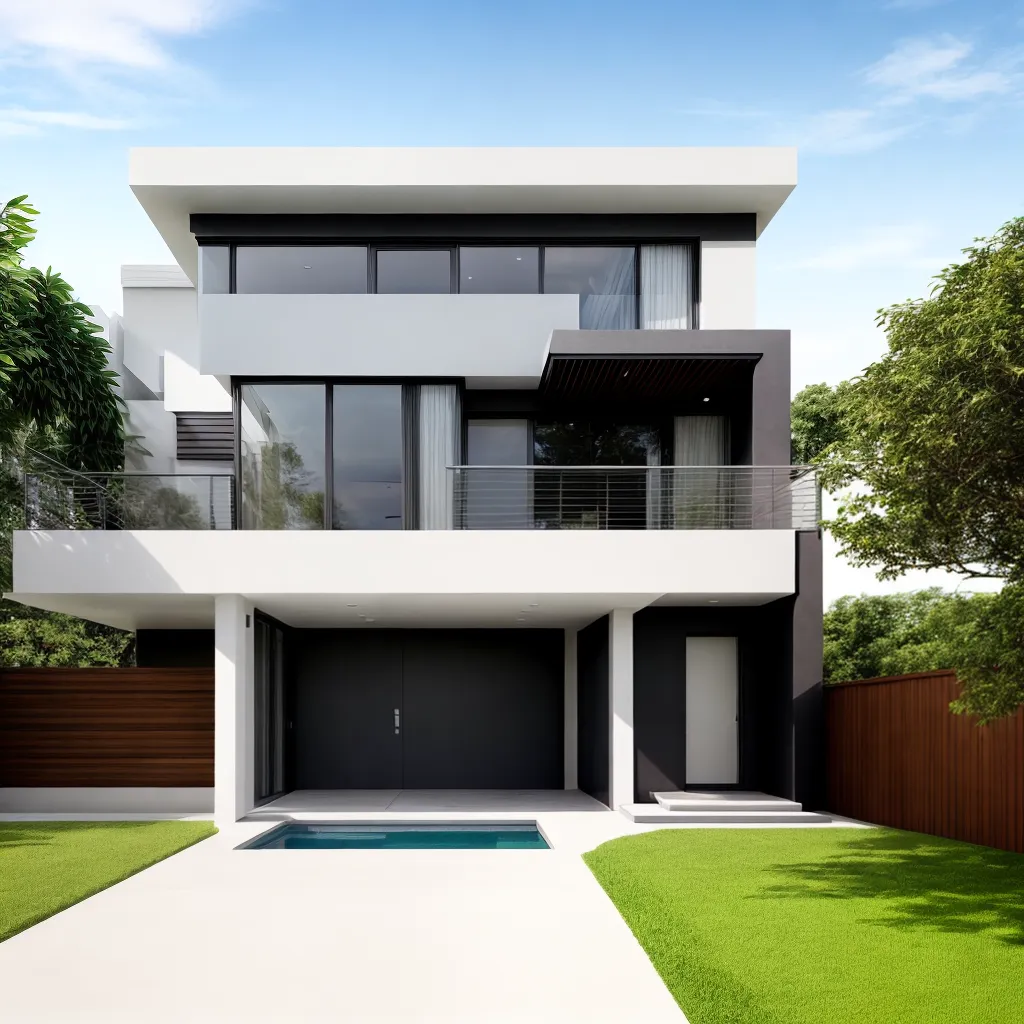 arquitetura moderna platibanda elegante
