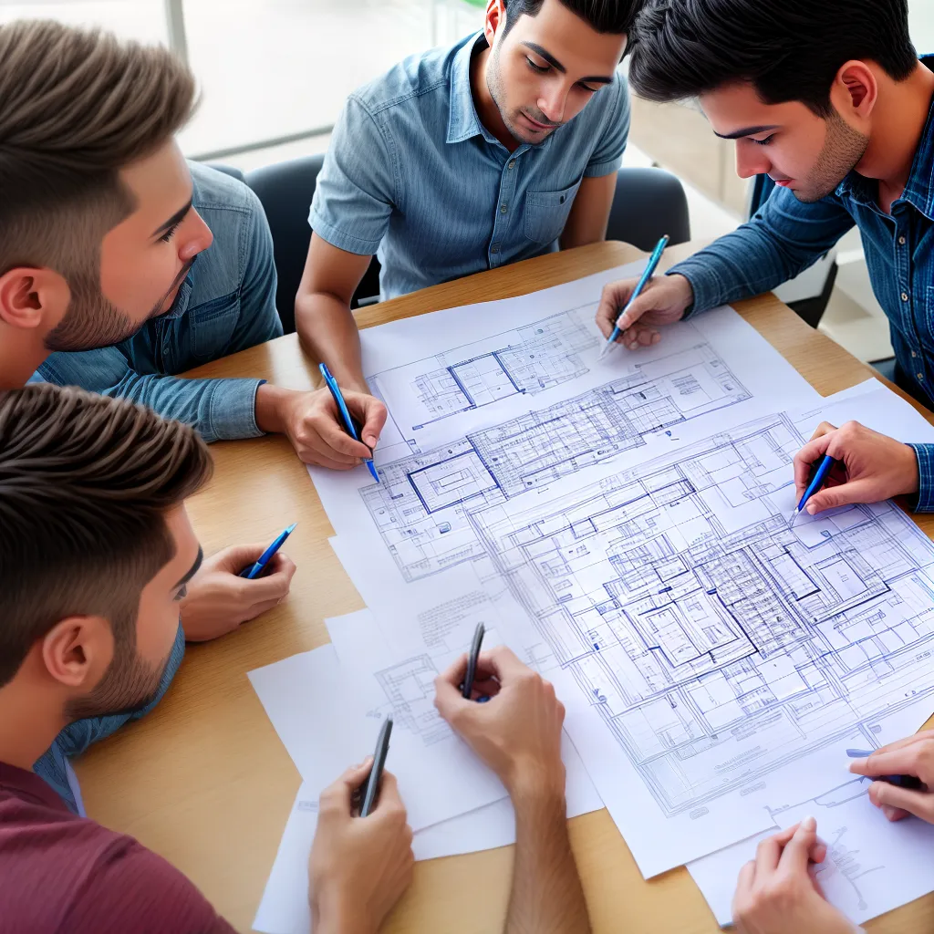 equipe arquitetos engenheiros platibanda