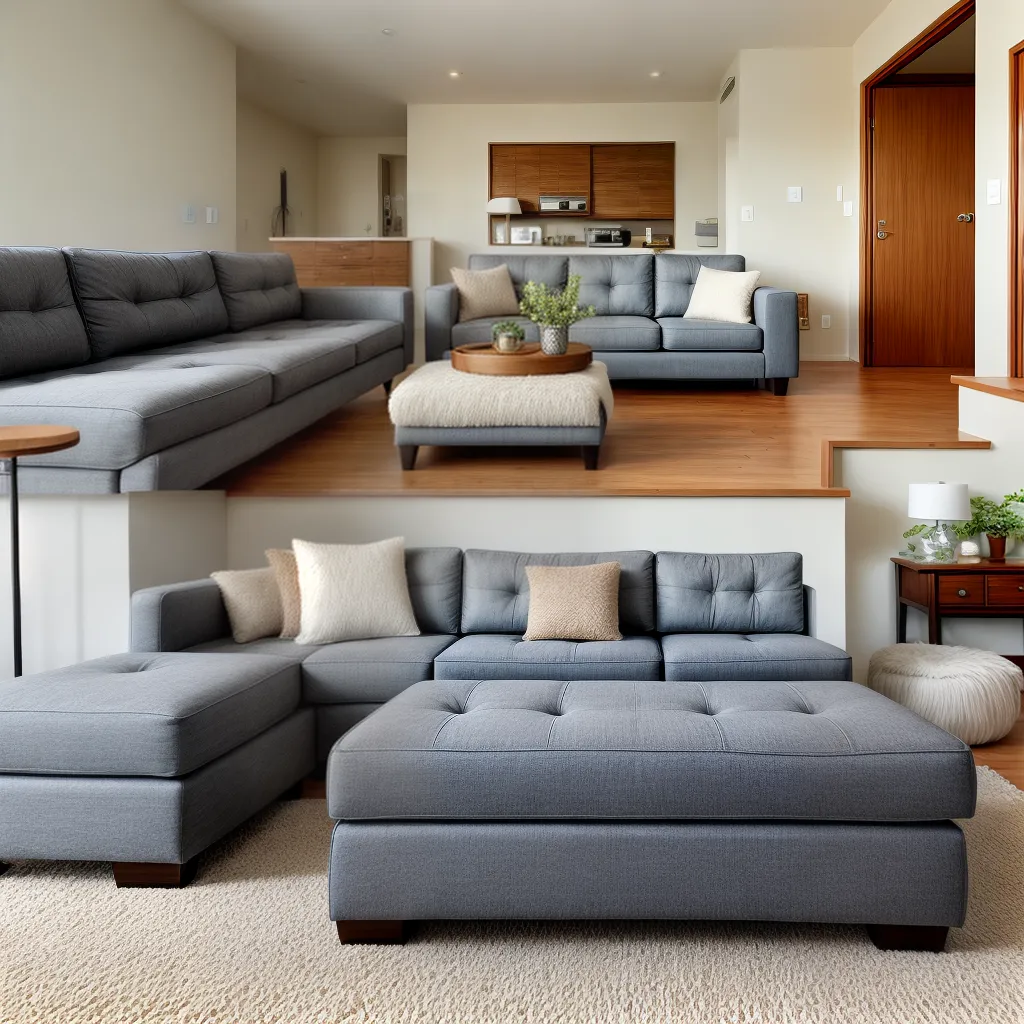 sala estar ottoman conforto armazenamento