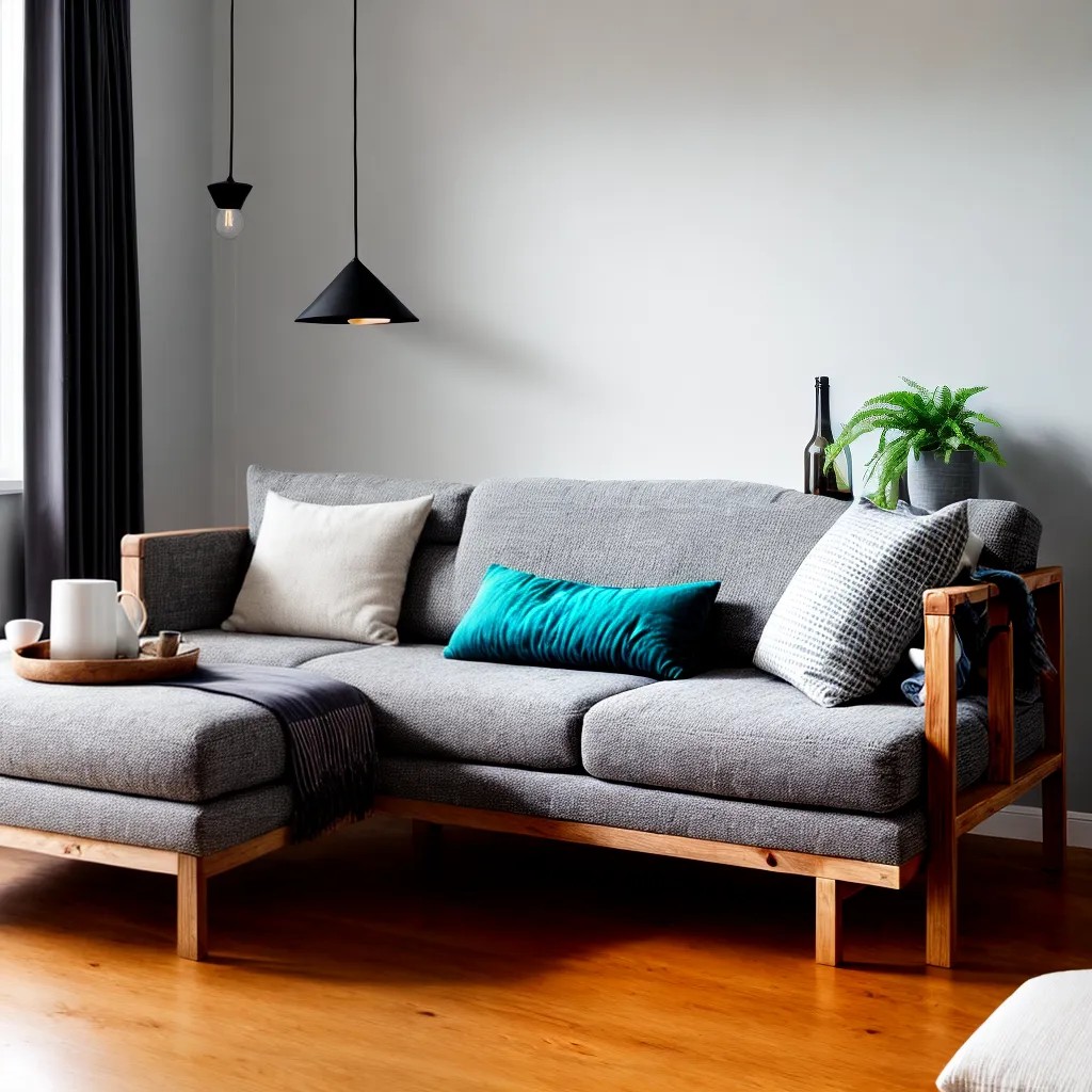 sala decoracao eco amigavel puff bau