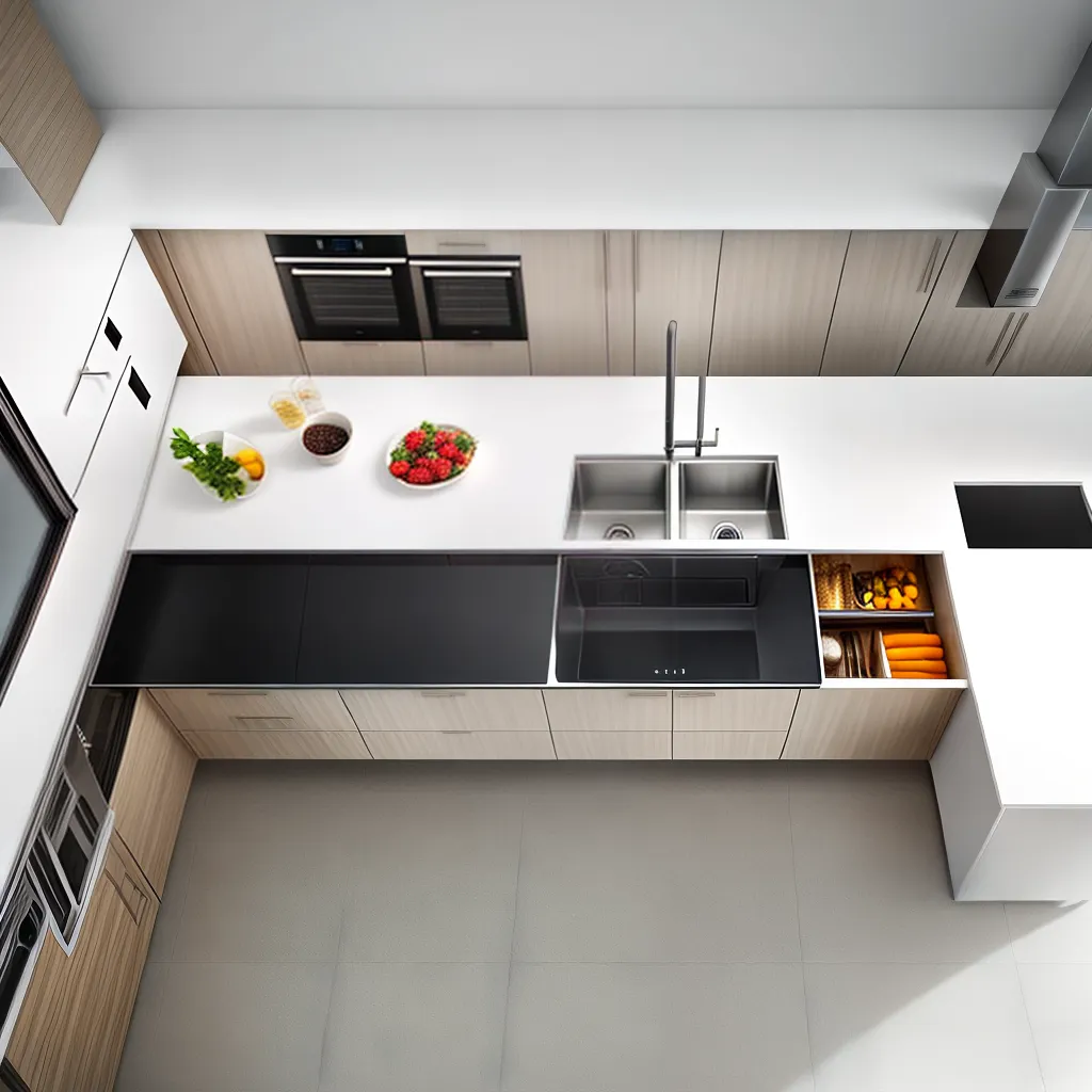 cozinha moderna calha organizada