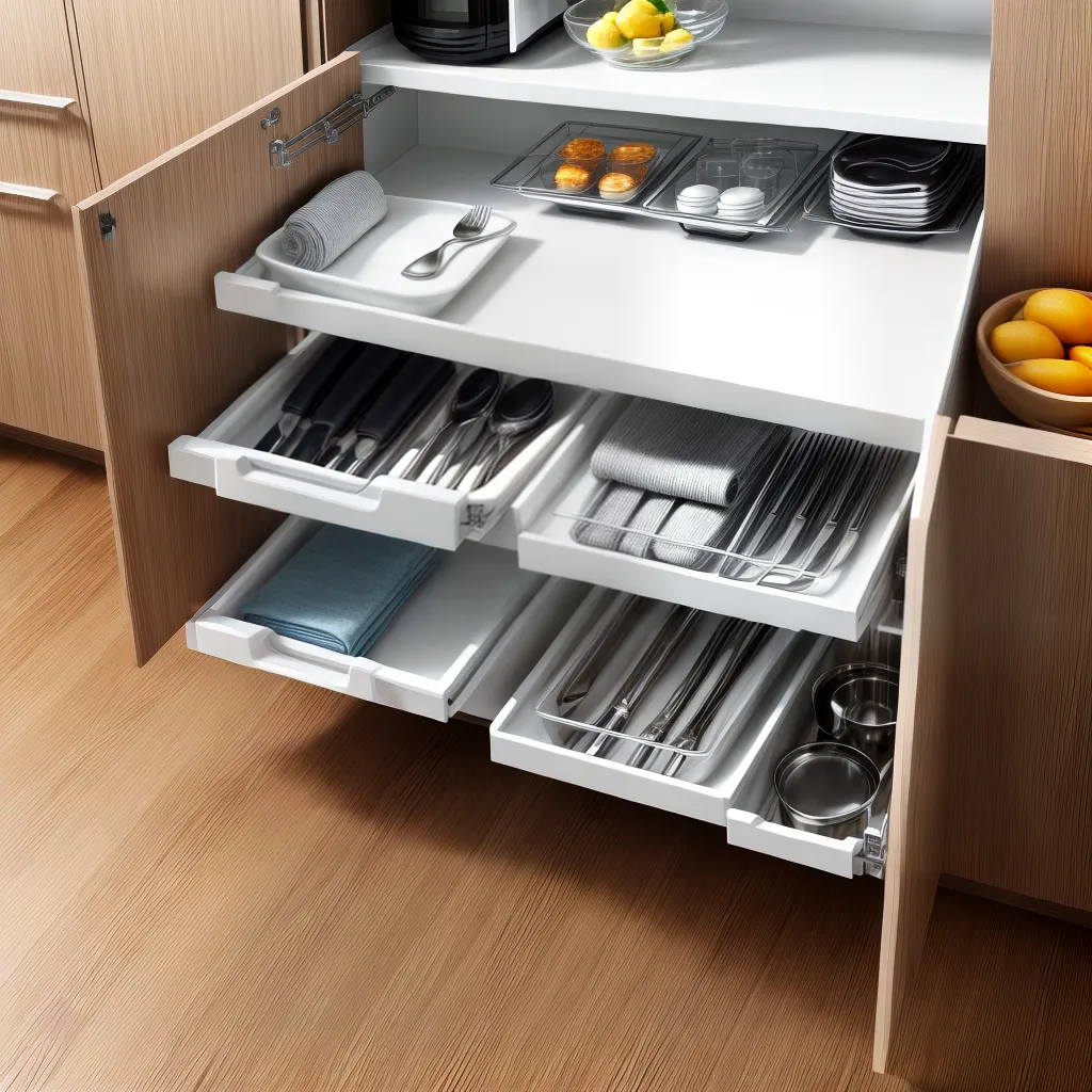 armario cozinha moderno rack utensilios