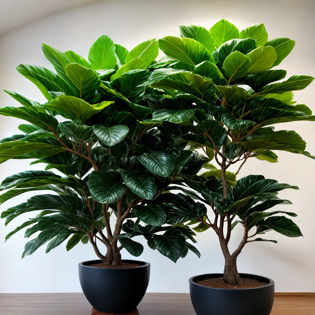 ficus lyrata verde saudavel sala