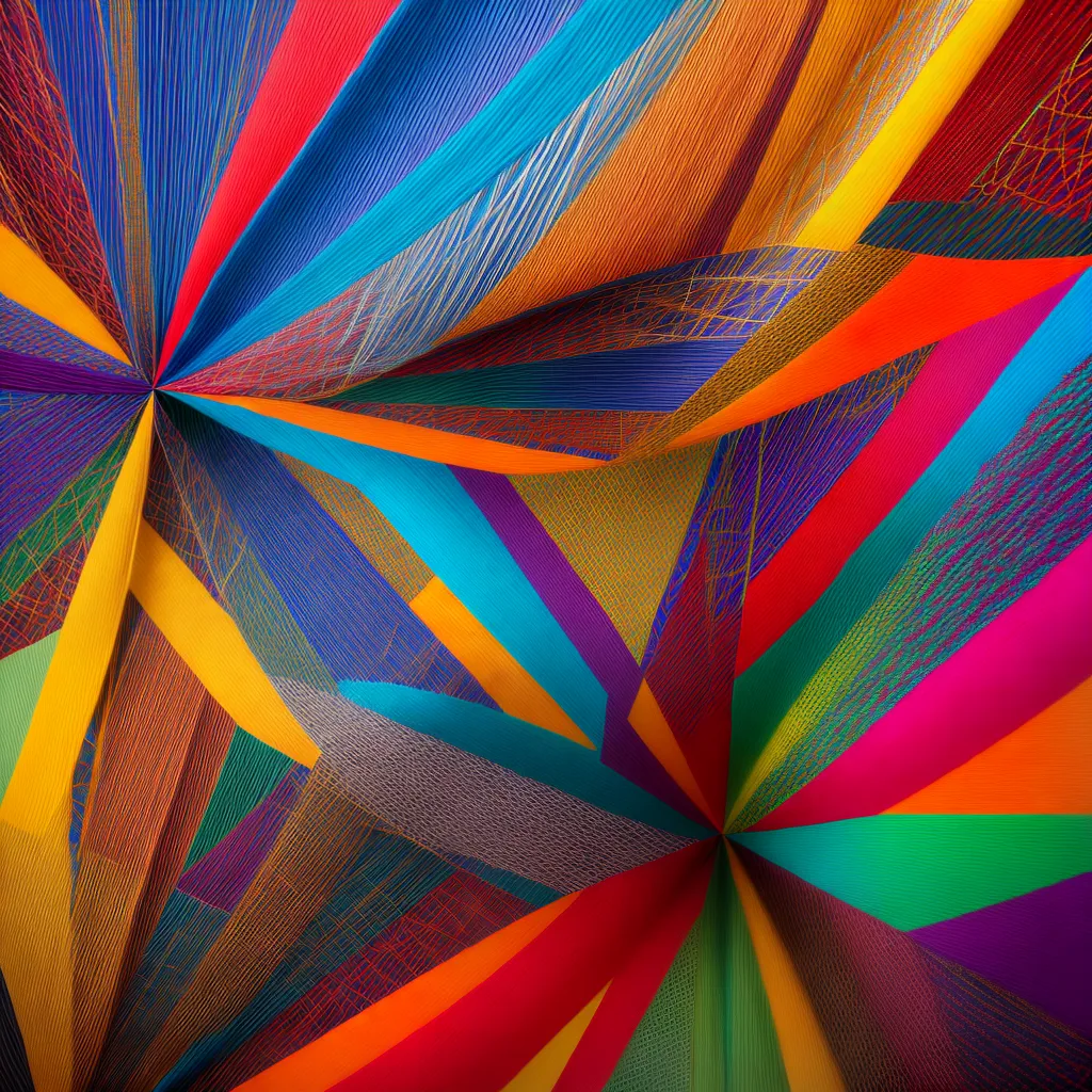 tapecaria moderna geometrica abstrata colorida