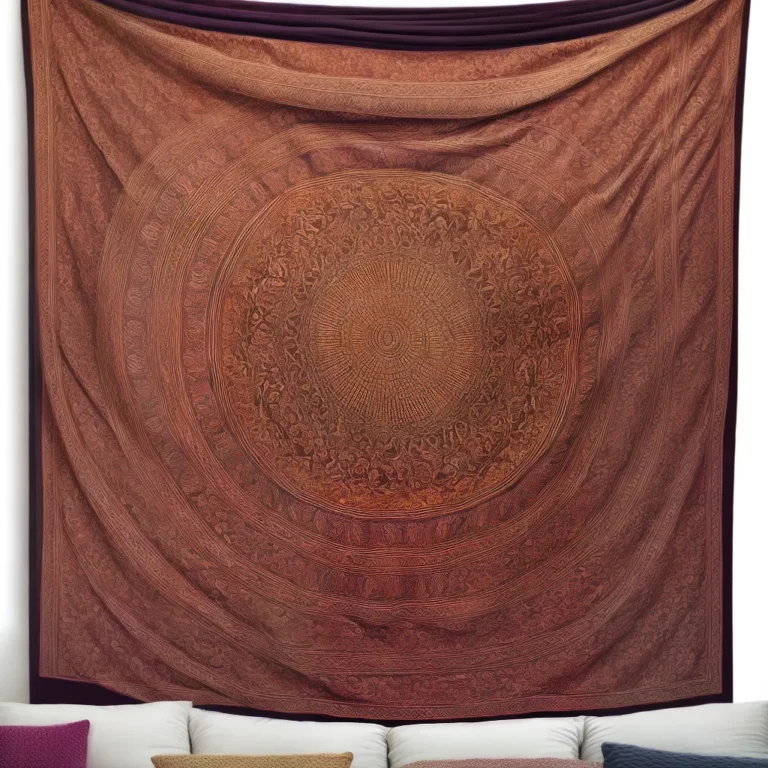 Criando um foco visual com tapeçaria na decoração