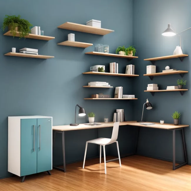 frigobar retro azul home office