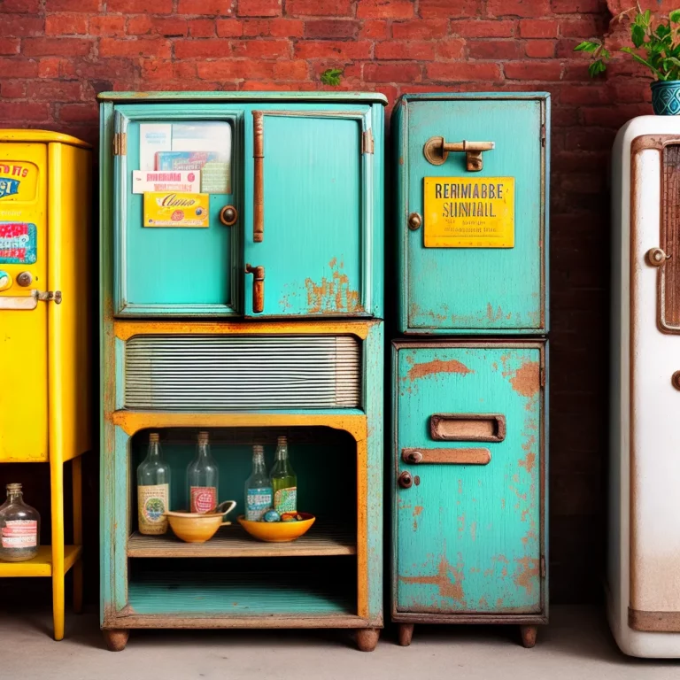 Frigobar retrô e sustentabilidade: uma nova vida para itens vintage