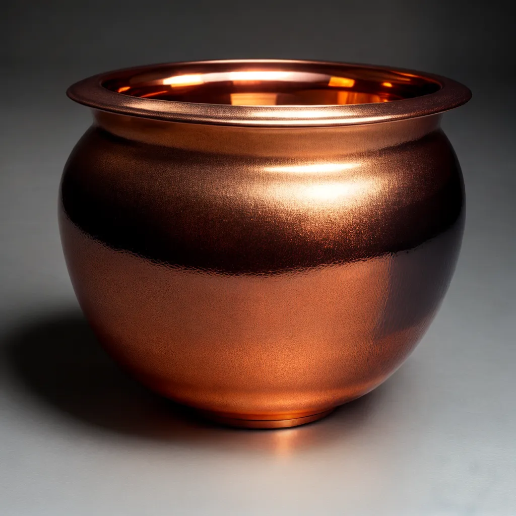 panela cobre polida artesanal