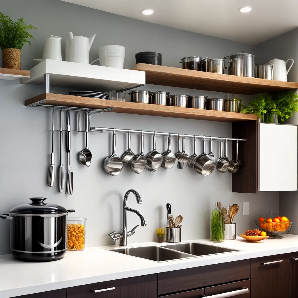 cozinha moderna suporte aco