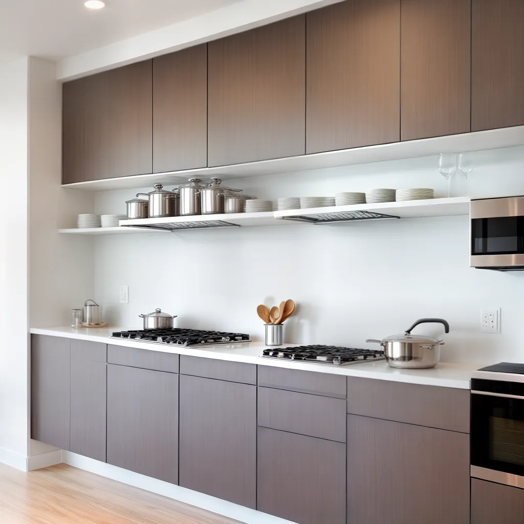 cozinha moderna organizada utensilios