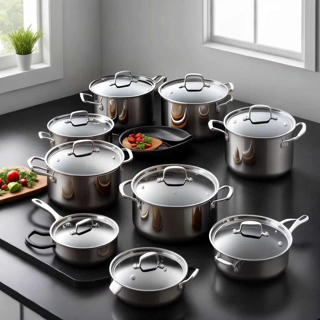 panelas aco inox brilhantes cozinha 3 panelas aco inox brilhantes cozinha 3