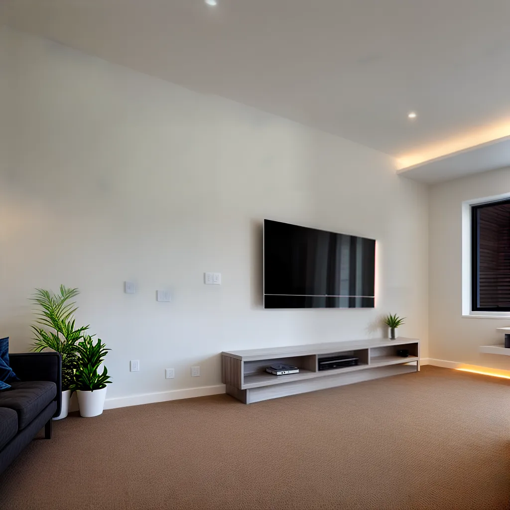 sala moderna led ambiente