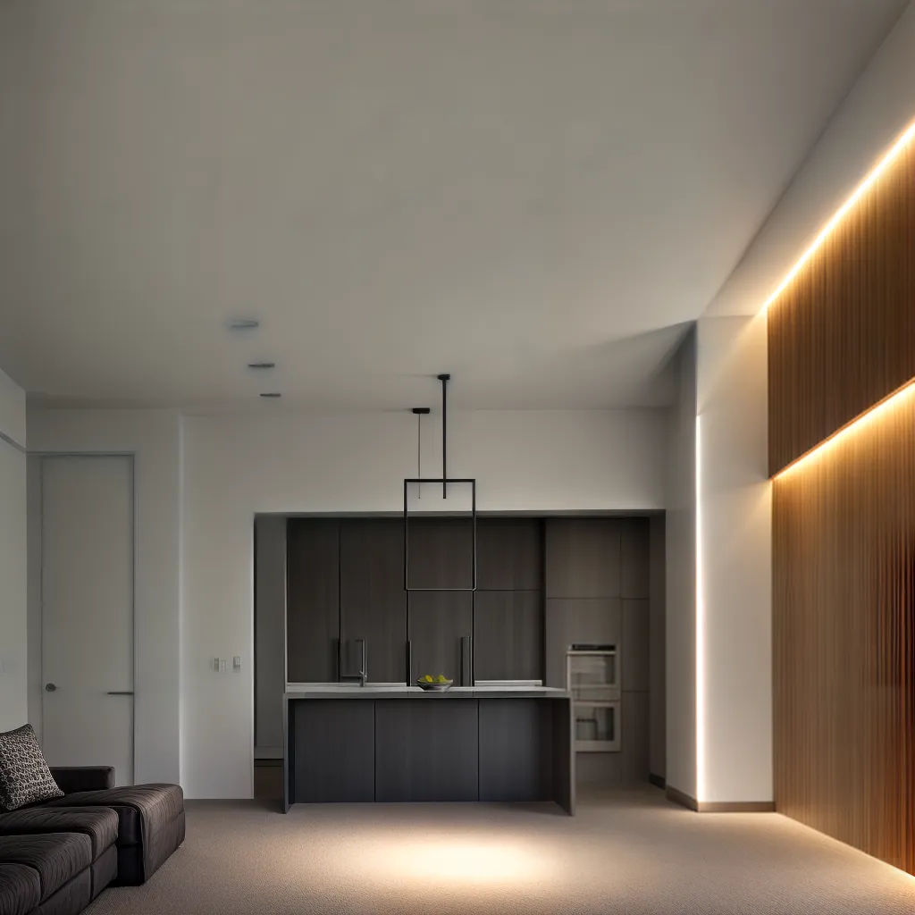 perfil led iluminacao moderna