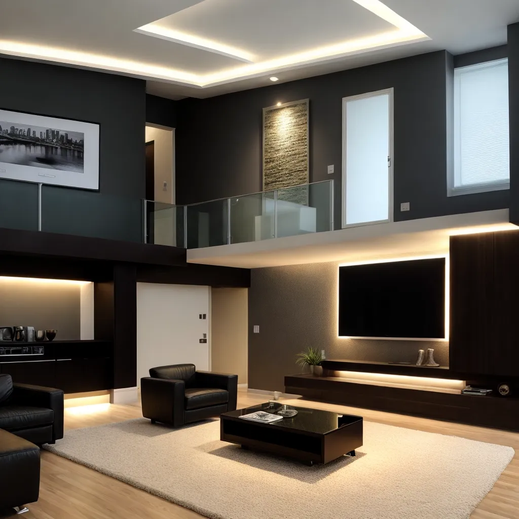 iluminacao led espaco moderno