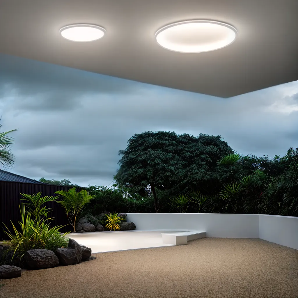 ambiente moderno sofisticado iluminado led