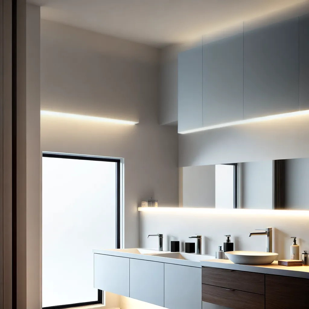 casa iluminacao led sala cozinha quarto banheiro