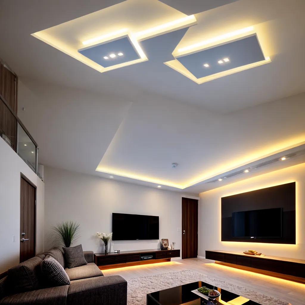 sala estar led ambiental