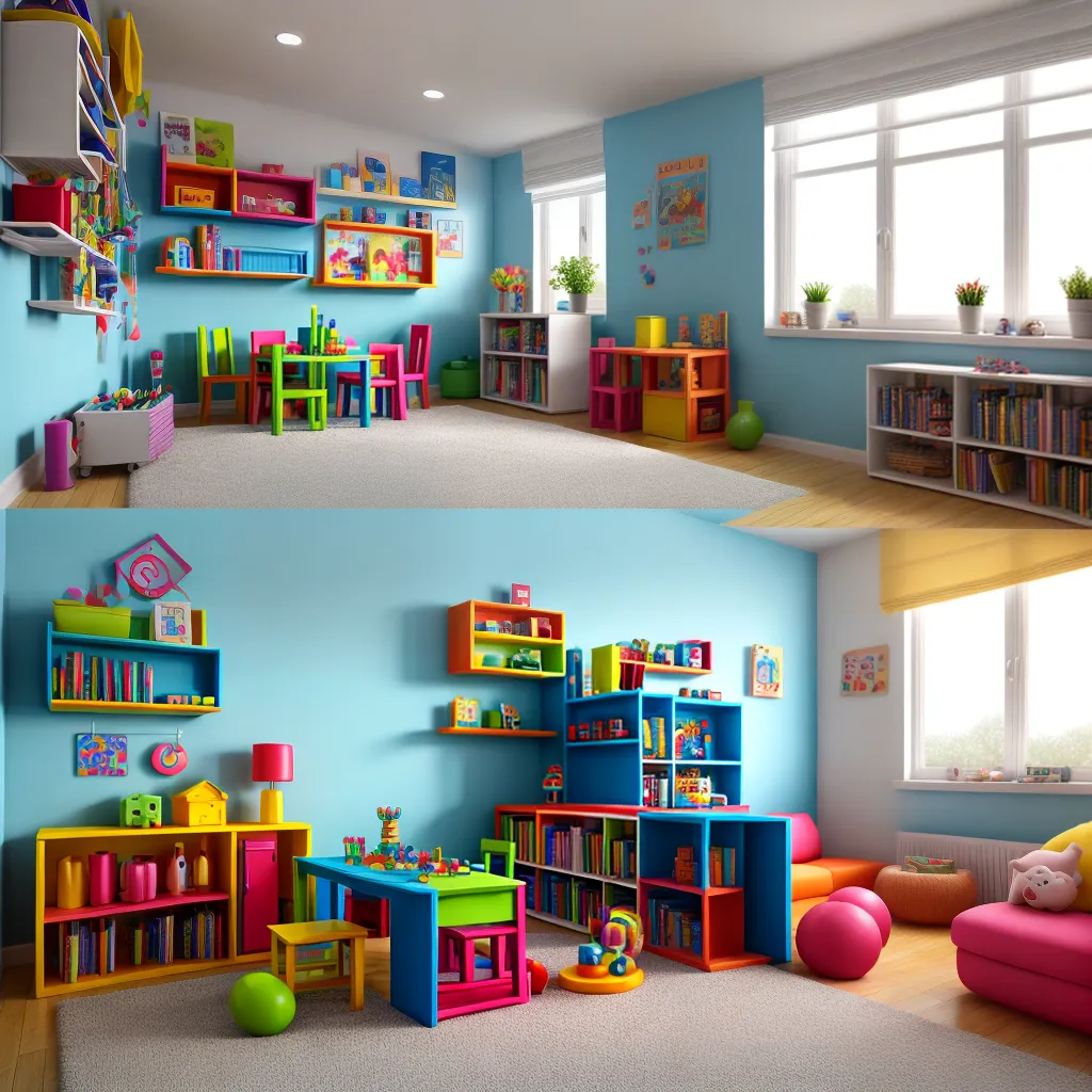 brinquedoteca colorida diversao infantil