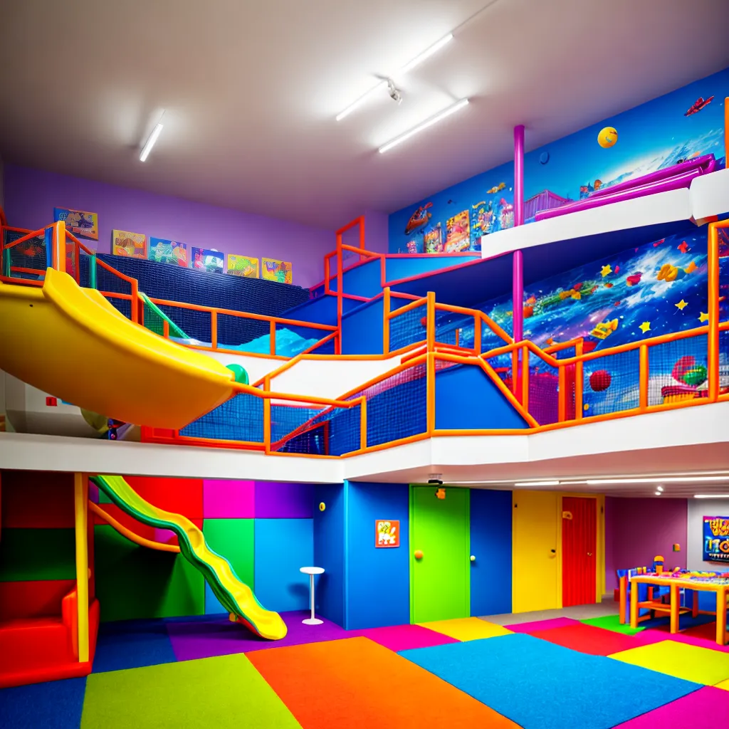 sala brinquedos colorida diversao criancas