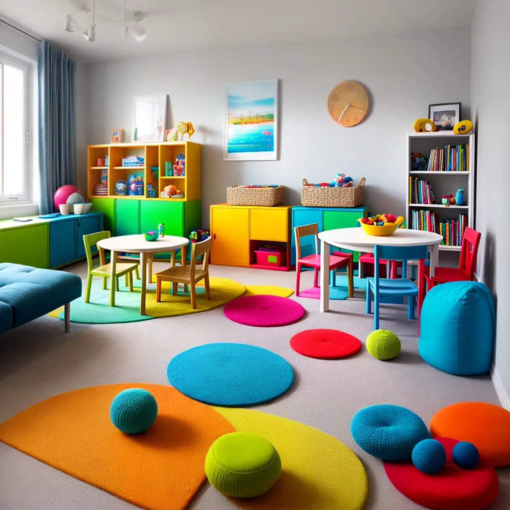 area brincar apartamento colorido