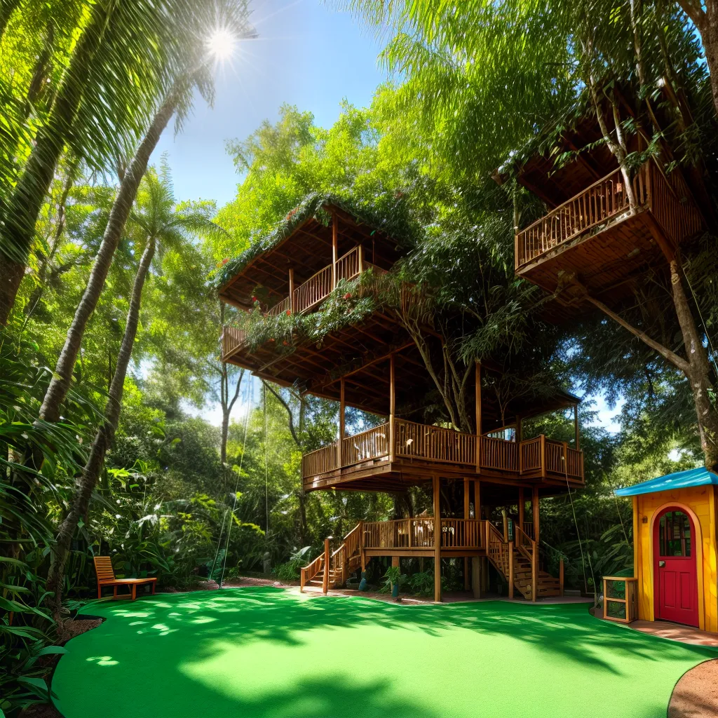 brinquedoteca jungle colorida aventura