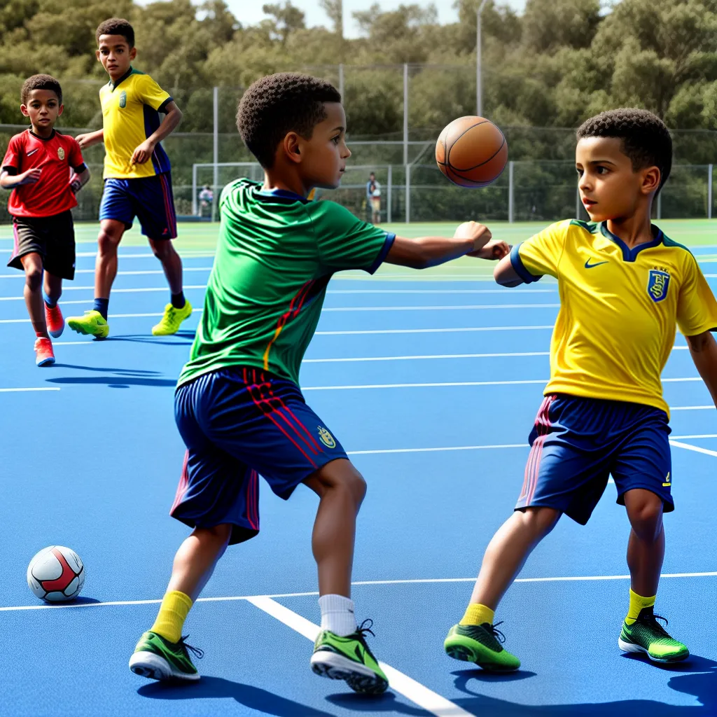 brinquedoteca esportiva colorida energia