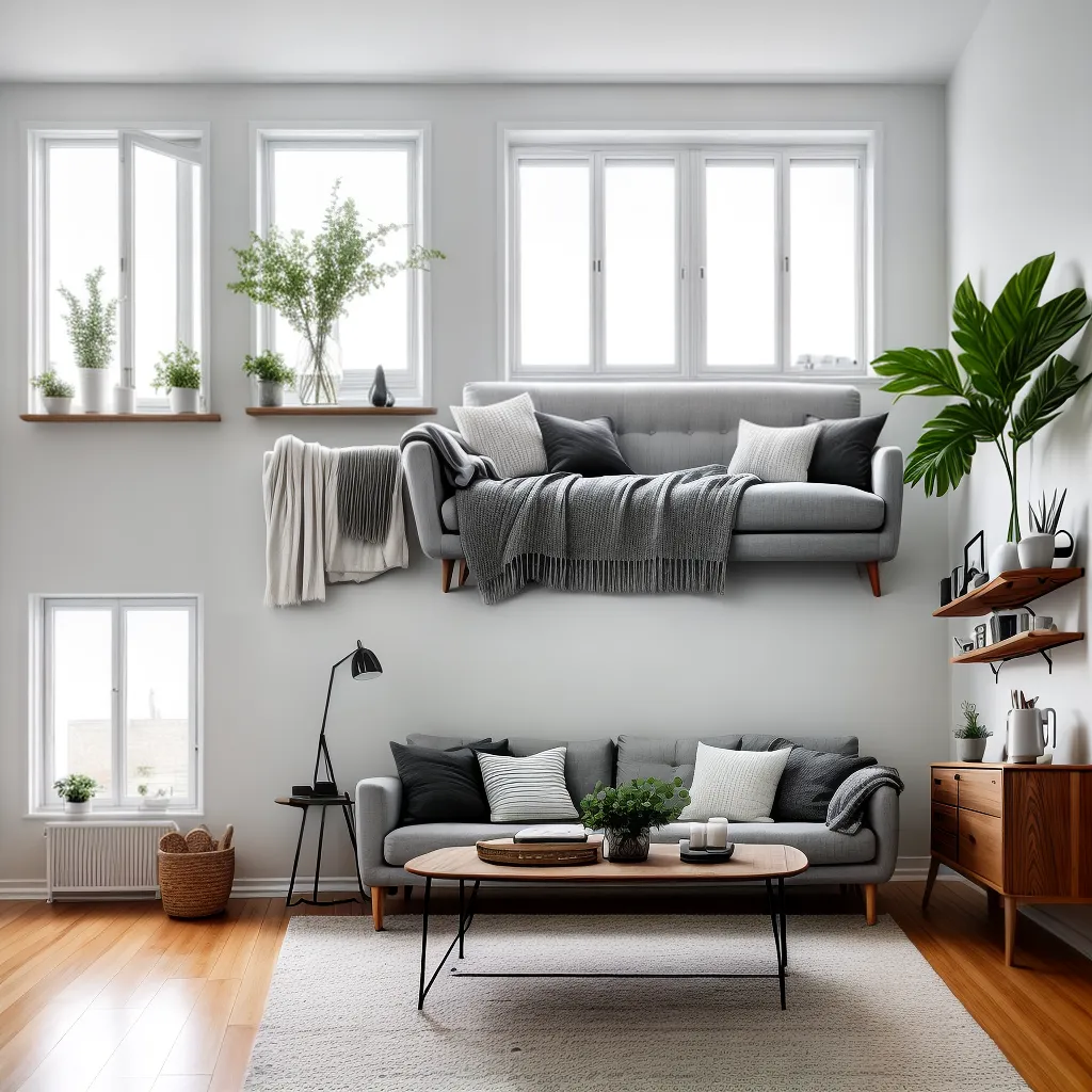 sala escandinava minimalista sofa branco sala escandinava minimalista sofa branco