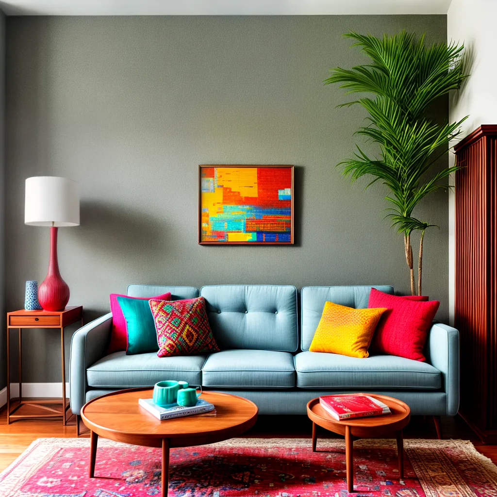 sala vibrante estilo ecletico