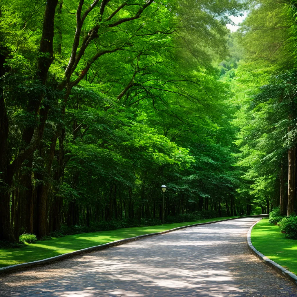 caminho intertravado natureza sustentavel
