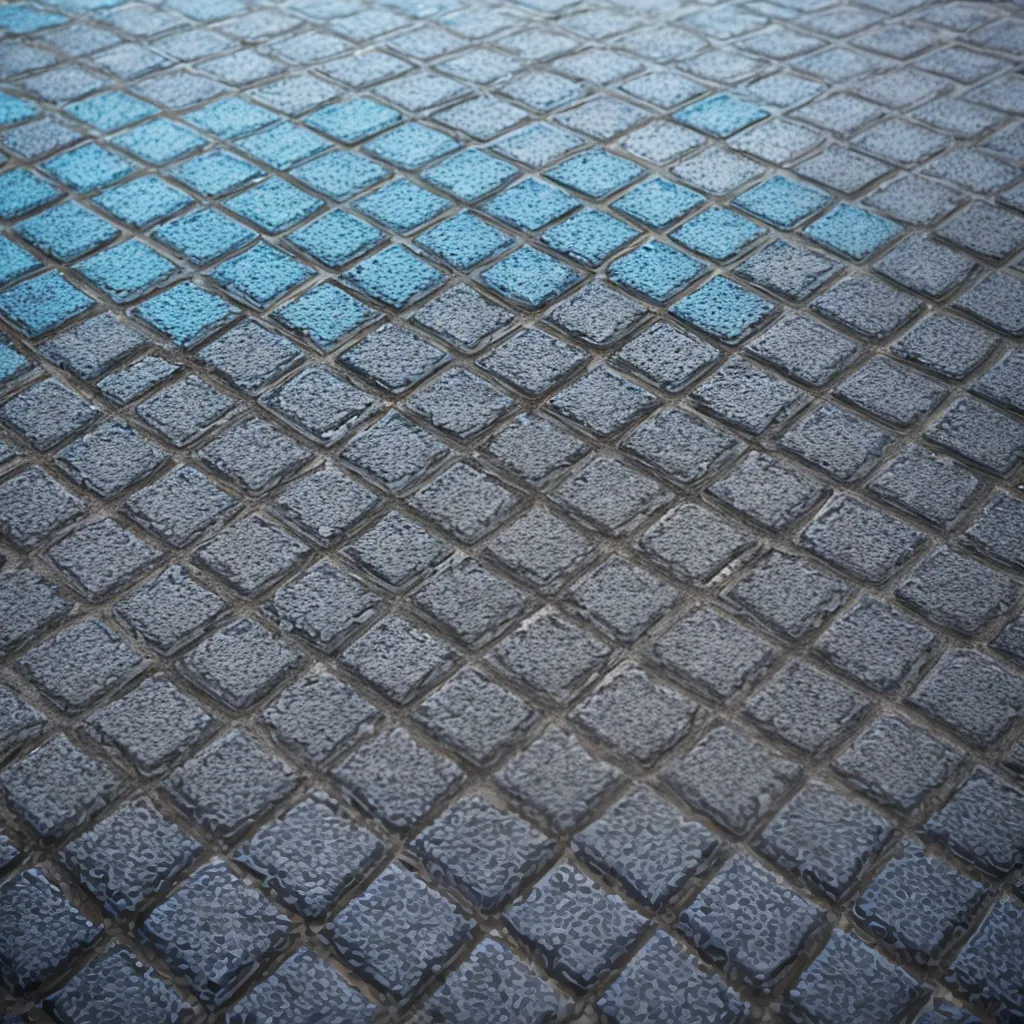 piso intertravado colorido criativo