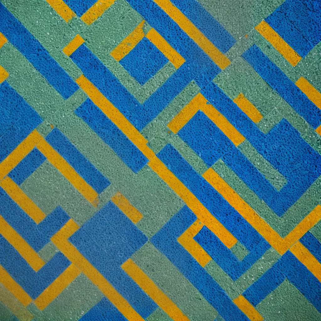 mosaico pisos intertravados design colorido