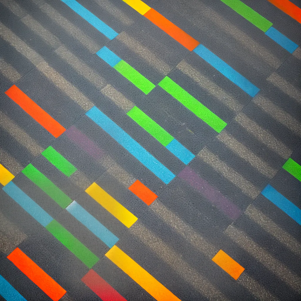 pavimento interligado colorido acessibilidade