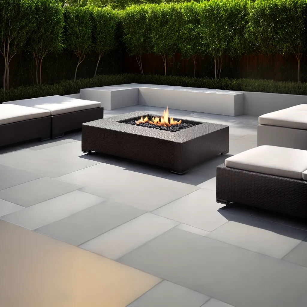 espaco externo pavers led design