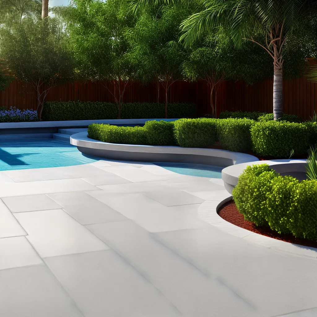 espaco externo pavers luzes led