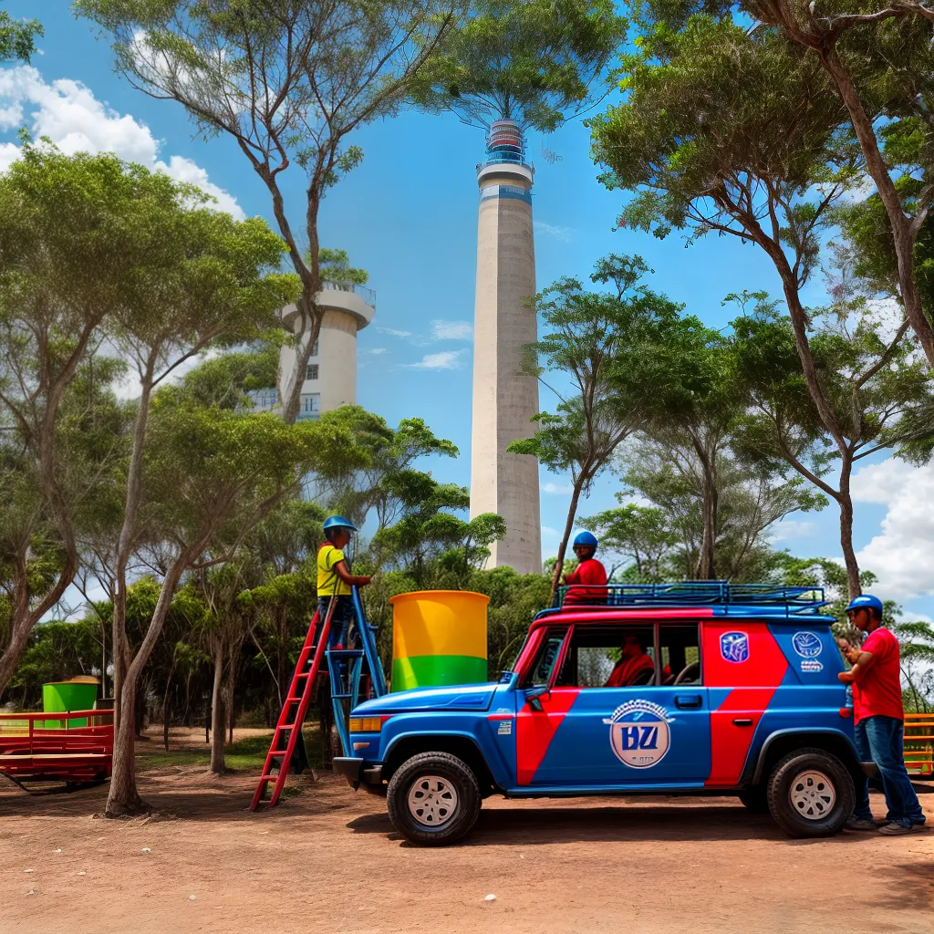 criancas construindo torre blocos