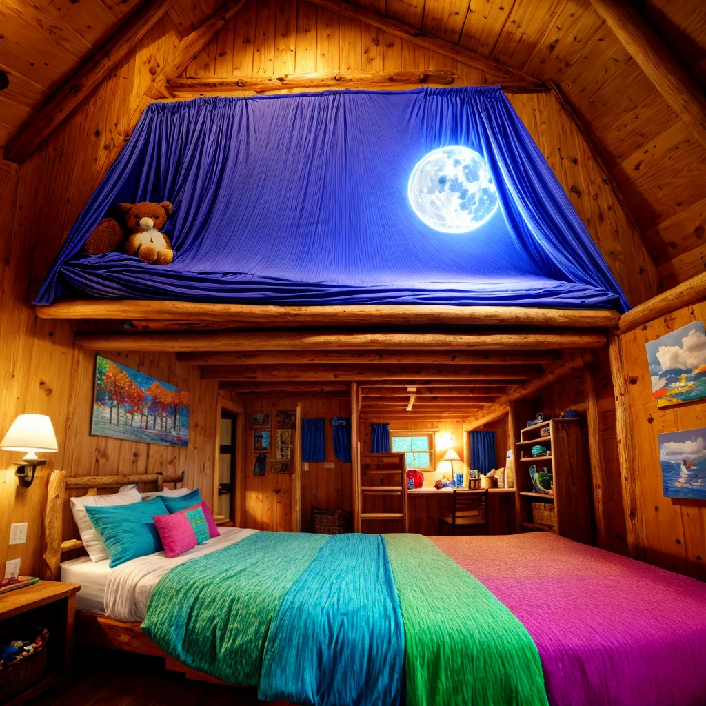 cabana imaginativa crianca luzes fadas