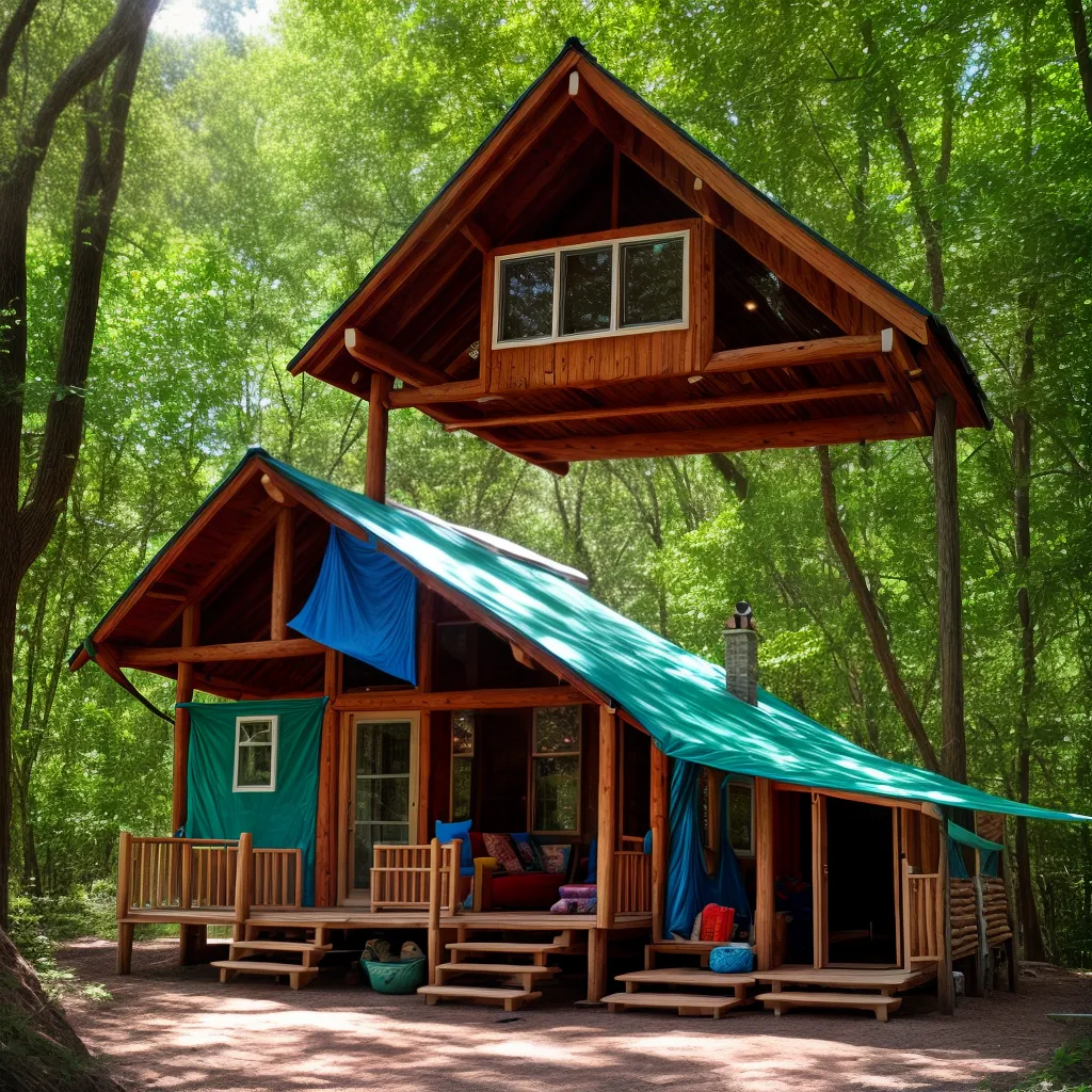 cabana imaginativa crianca aventura