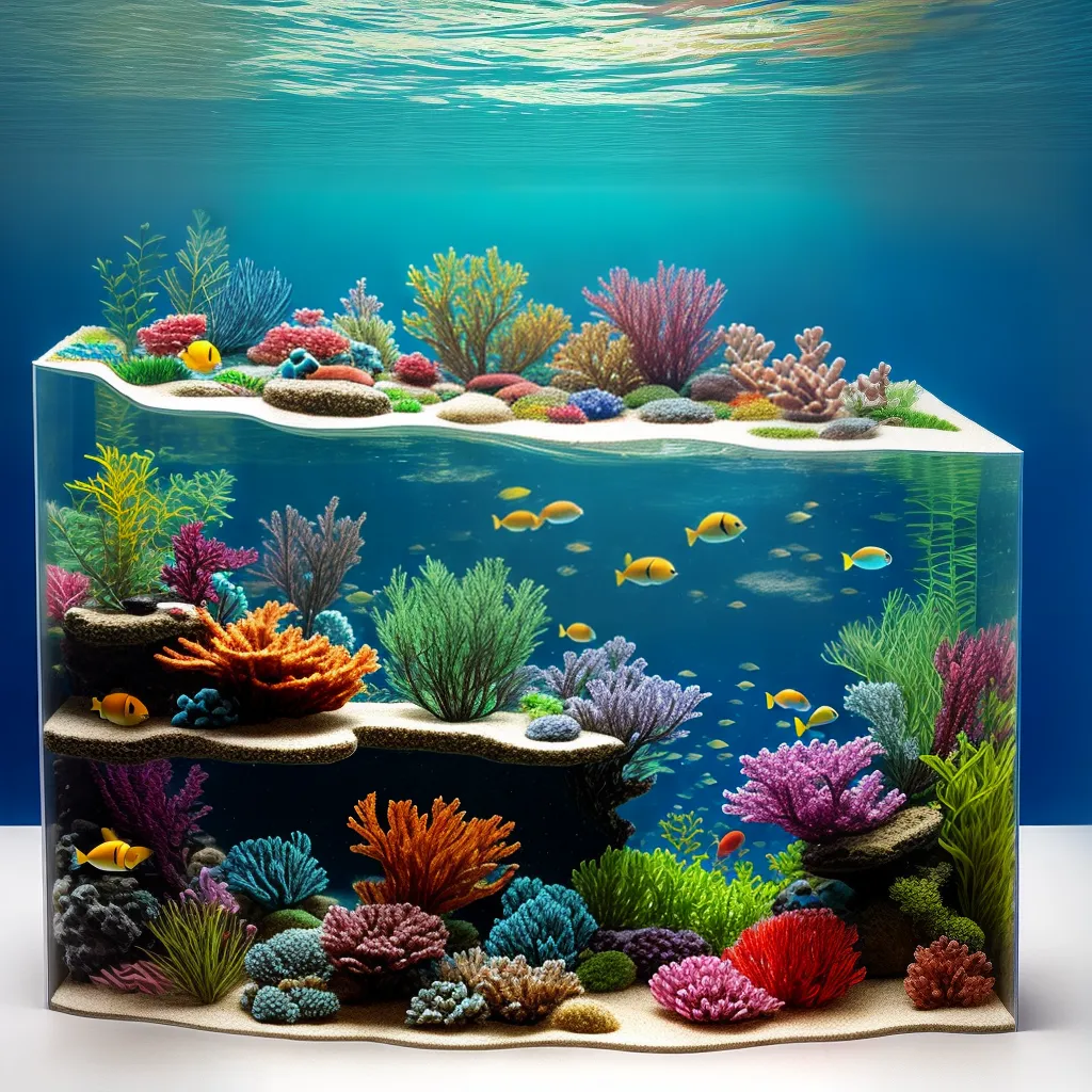 aquario cartolina crianca decoracao