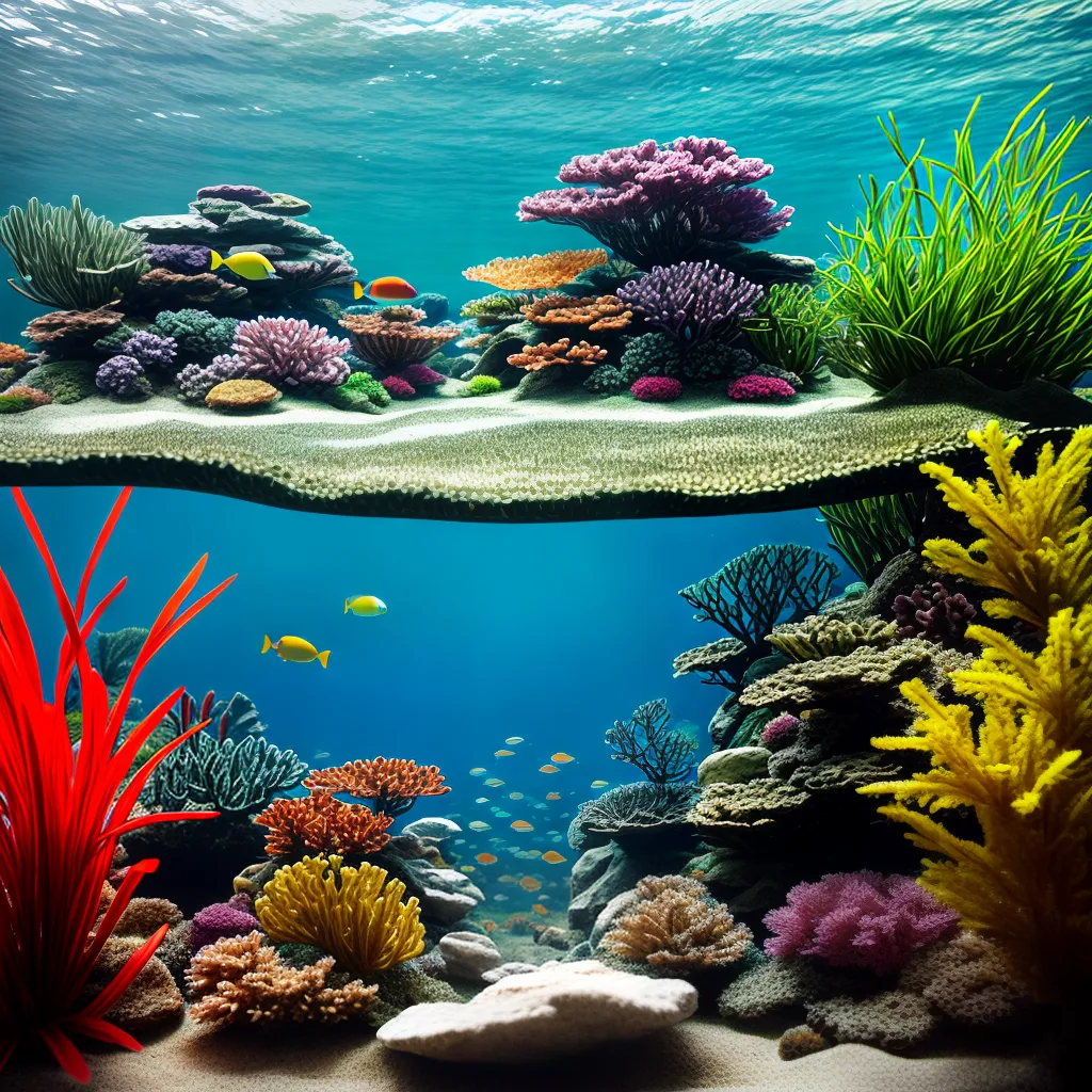 aquario papelao crianca artesanato colorido