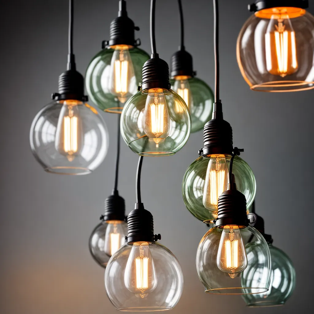 pendente luz energia foco brilho