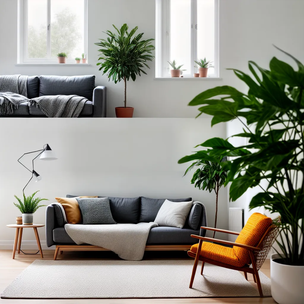 sala minimalista aconchegante natural