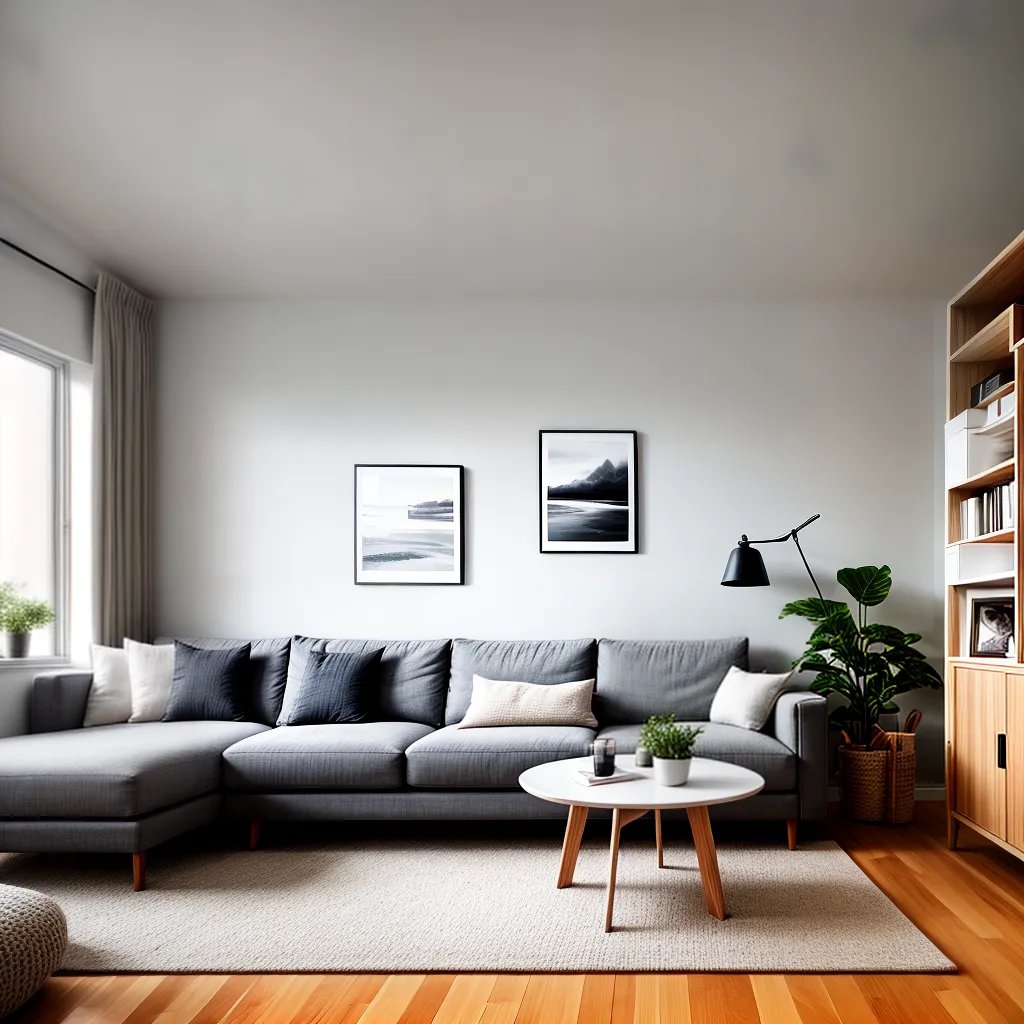 sala estar minimalista ambiente acolhedor