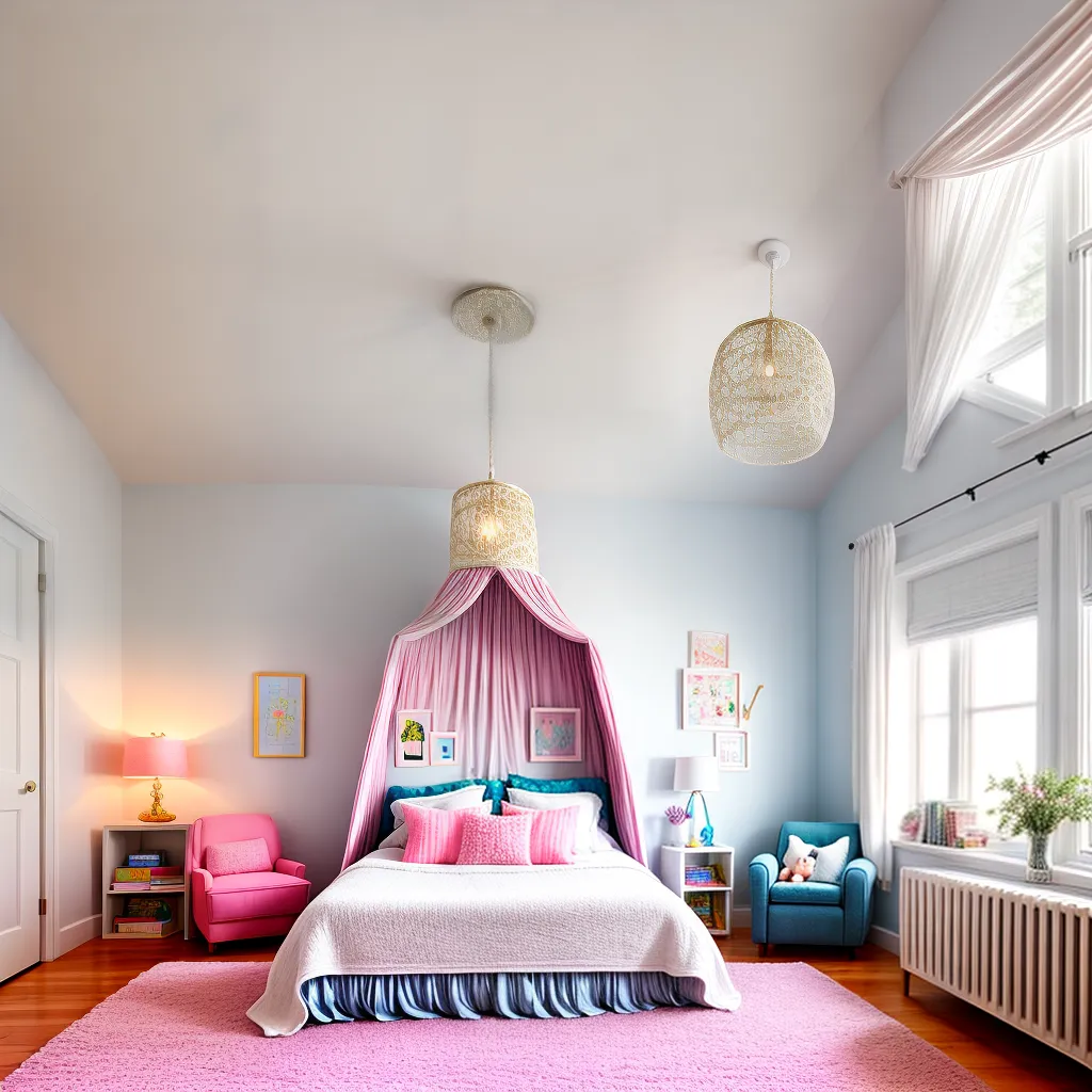 quarto infantil fofo luzes fadas 2