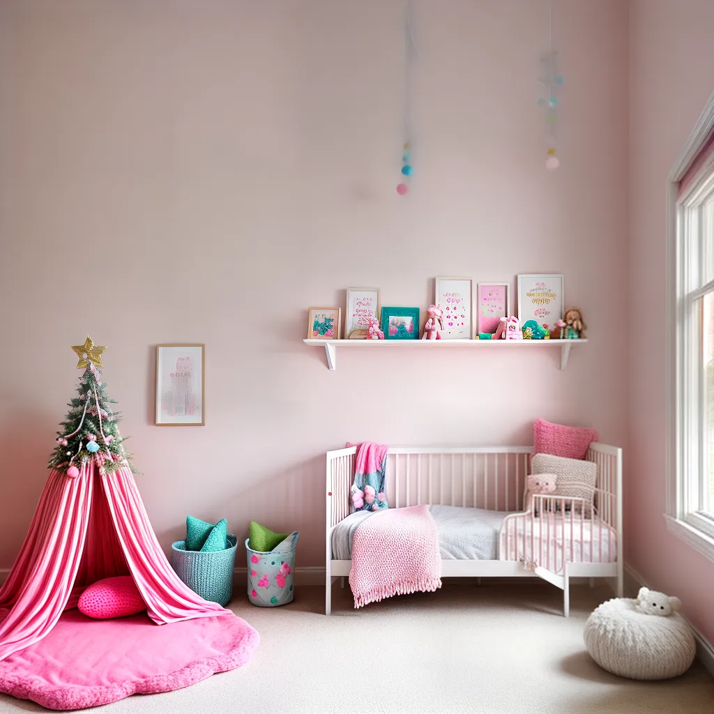 quarto infantil fofo cores pastel 1