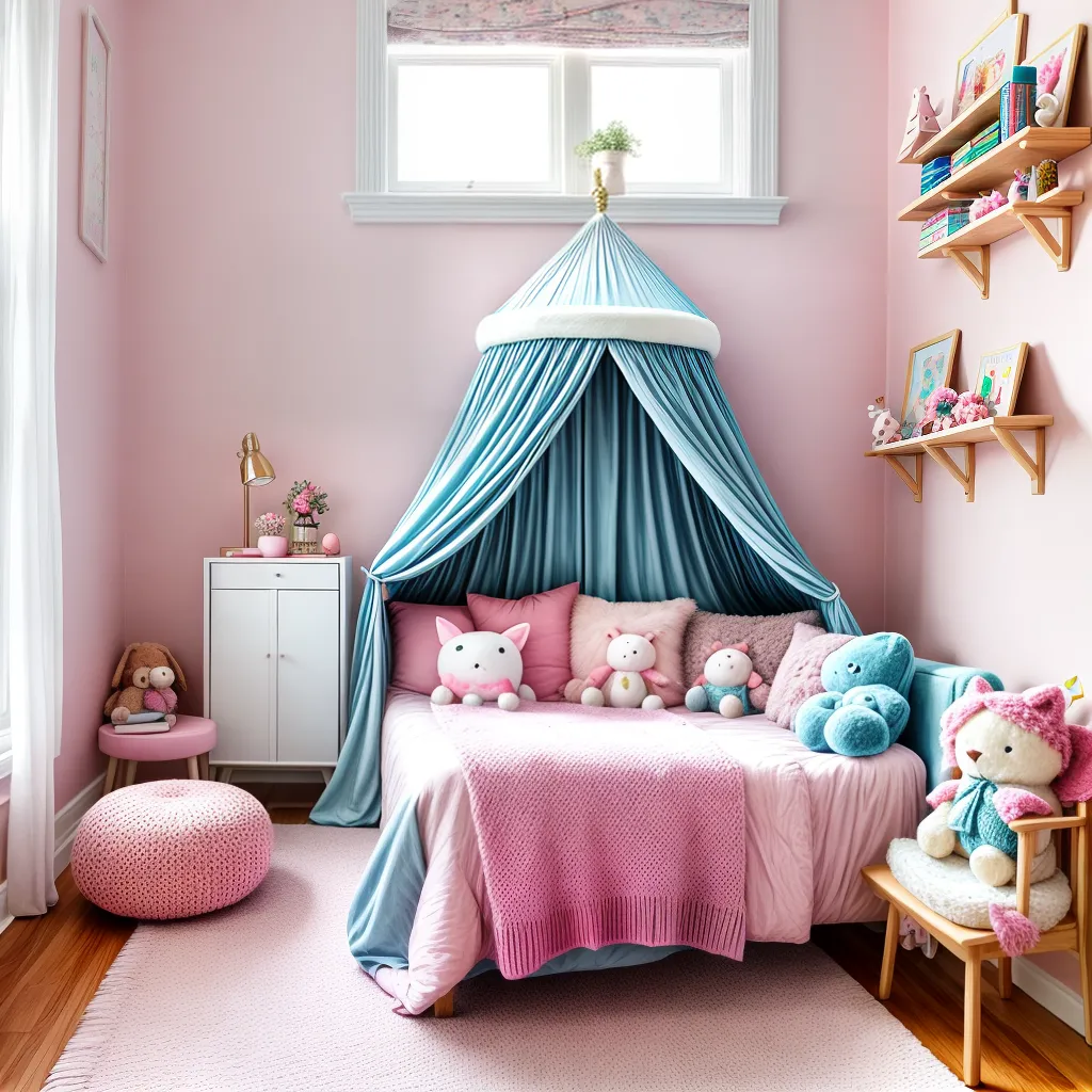 quarto infantil fofo luzes fadas 3